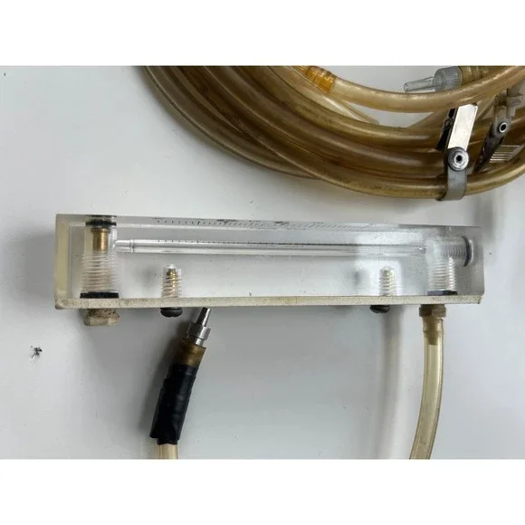 Acrylic Chemical Feed Flow Meter .4 - 50 LPM flowmeter Valve Industrial Part - Picture 3 of 4